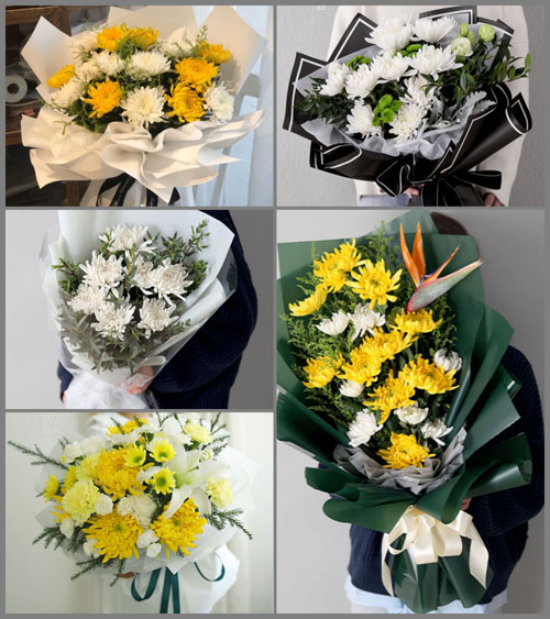 四川成都邛崃市宝林镇金鸡村白事花束代送
